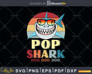 Retro Vintage Pop Shark Doo Svg Png Dxf Cut Files