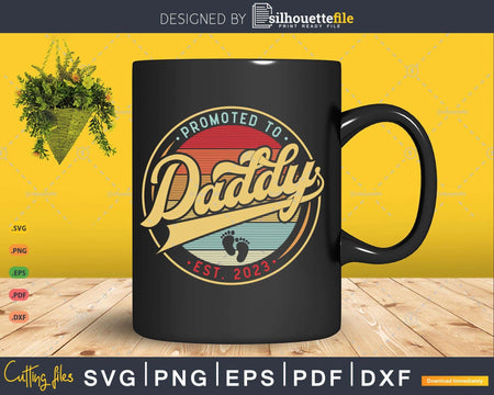 Retro Vintage Promoted to Daddy 2023