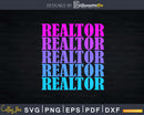 Retro Vintage Realtor Svg Dxf Cut Files