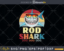 Retro Vintage Rod Shark Doo Svg Png Dxf Cut Files
