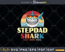 Retro Vintage Stepdad Shark Doo Svg Png Dxf Cut Files