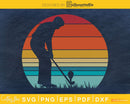 Retro vintage style design Golfing golfer golf svg craft