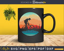 Retro vintage style design Mountain Bikers Biking svg craft