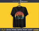 Retro vintage style design Trucker Driver svg craft cut