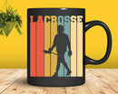 Retro Vintage Style Lacrosse Sports Player Svg Png Digital