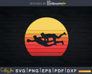 Retro Vintage Sunset Old School Rugby Sport Game Svg Cricut