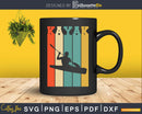 Retro Vintage Whitewater Kayak Kayaking Svg Dxf Cut Files