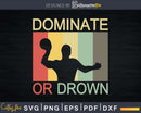 Retro Water Polo Player Gift Funny Quotes H2O svg png