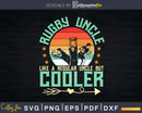 Rugby Uncle Vintage Adult Team Player Svg Cut Files