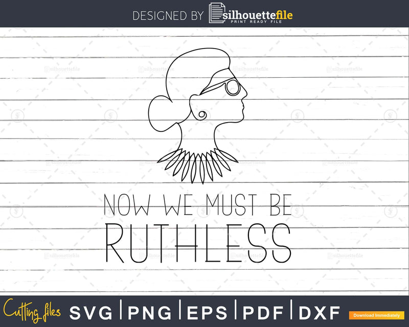 Ruth Bader Ginsberg RBG Now We Must be Ruthless shawl