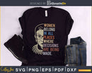 Ruth Bader Ginsburg RBG Women Belong Svg Printable cut files