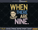 Ruth Bader Ginsburg SVG RBG Woman Lawyer Svg Printable cut