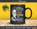 Ruth Bader Ginsburg T-Shirt RBG Woman Lawyer Svg Design Cut