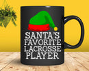Santa’s Favorite Lacrosse Player Funny Christmas Svg Png