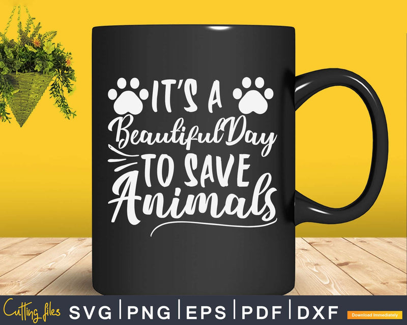 Save animals cute veterinary vet tech Svg Png Digital