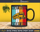 School Bus Driver racing Seat Belts Everyone Stunt Student