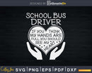 School Bus Driver shirt Heart Hands Drivers Group Svg
