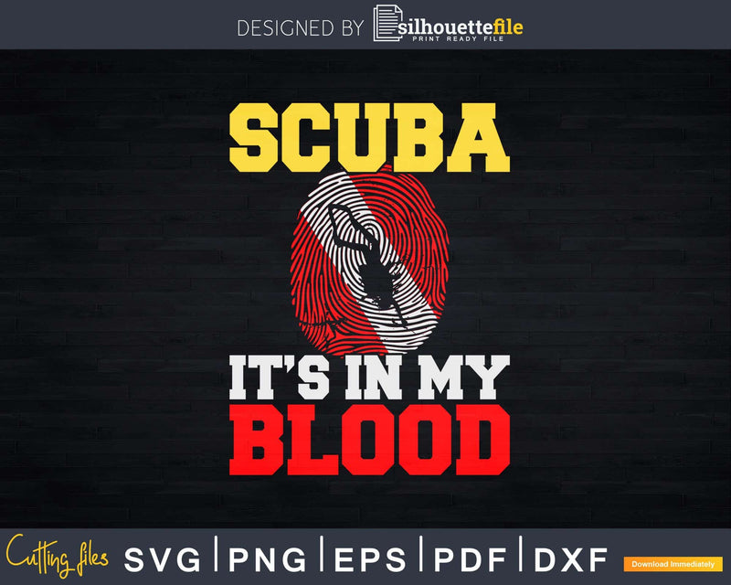 Scuba Diving Ocean Flag Svg Dxf Cut Files