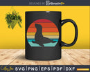 Seal Retro Style craft cut svg png digital cutting file