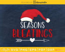 Season’s Bleatings svg png cricut craft cut printable files
