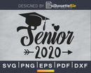 senior 2020 Graduation svg cricut silhouette Instant
