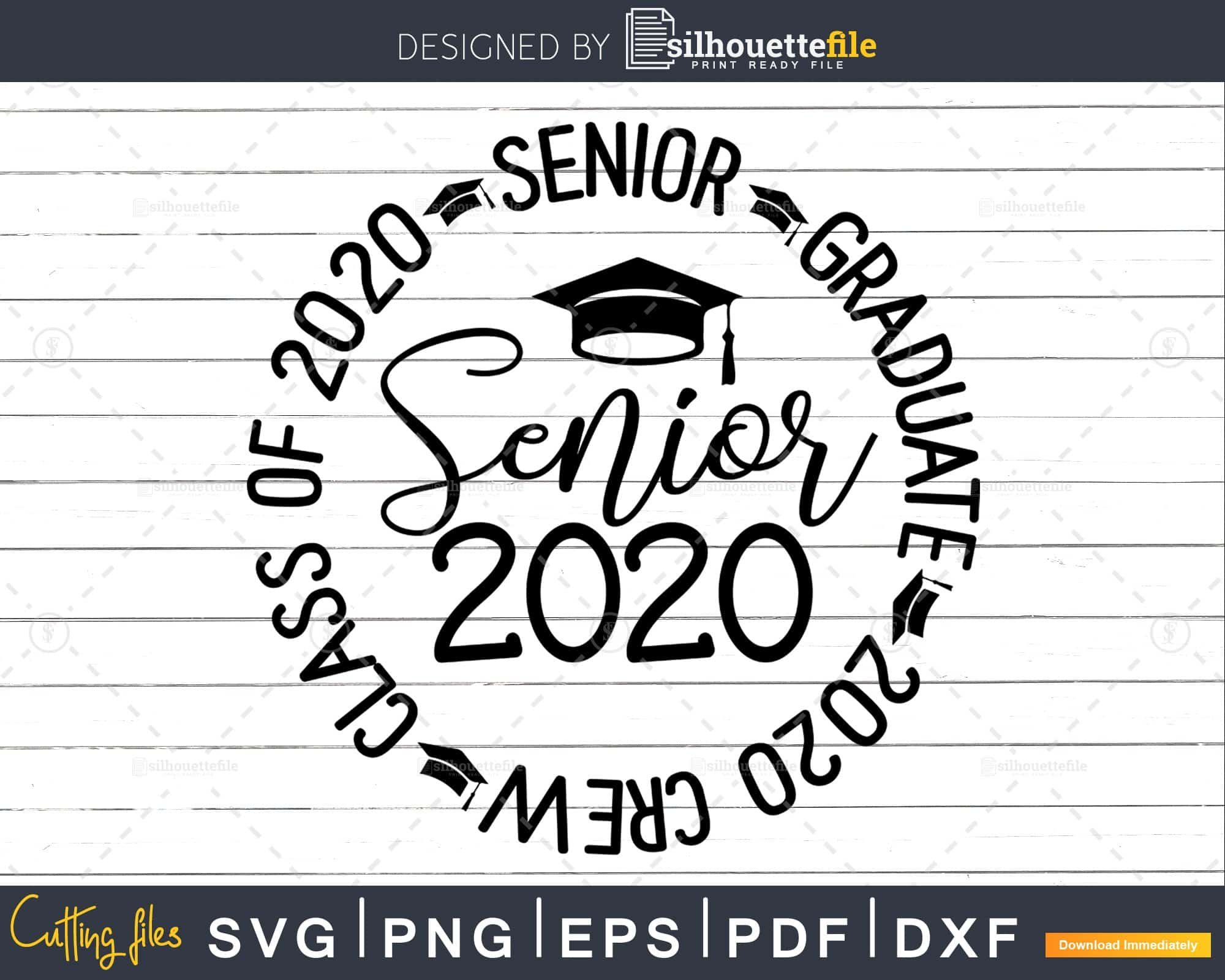 Senior 2020 Graduation Svg dxf png eps digital download cut ...