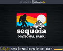 Sequoia National Park California Bigfoot Mountains Svg