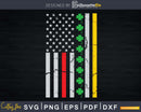 Shamrock Vintage Irish American Flag Svg Png Digital Files