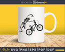 Skeleton BMX Cool Hard Core Cyclists svg printable cut files