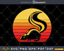 Skunk Retro vintage Style cricut cut svg png silhouette