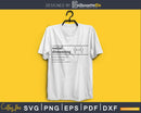Social Distancing definition svg printable file