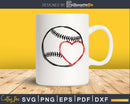 Softball Fastpitch Dad Heart Mom Little League Kids svg