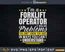 Solve Problems Forklift Operator Truck Driver Svg Png