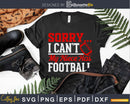 Sorry My Niece Has Football Aunt or Uncle svg png cricut