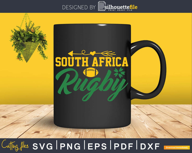 South Africa Rugby Shirt African Svg Dxf Cut Files