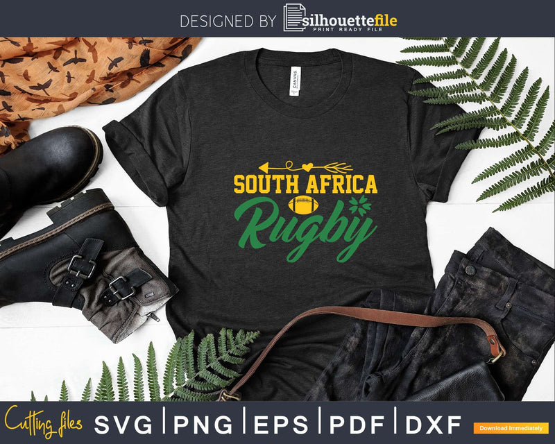 South Africa Rugby Shirt African Svg Dxf Cut Files