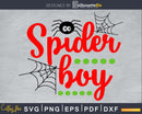 Spider Boy digital cricut svg cut cutting files