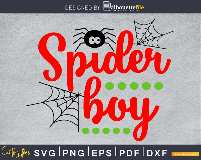 Spider Boy digital cricut svg cut cutting files