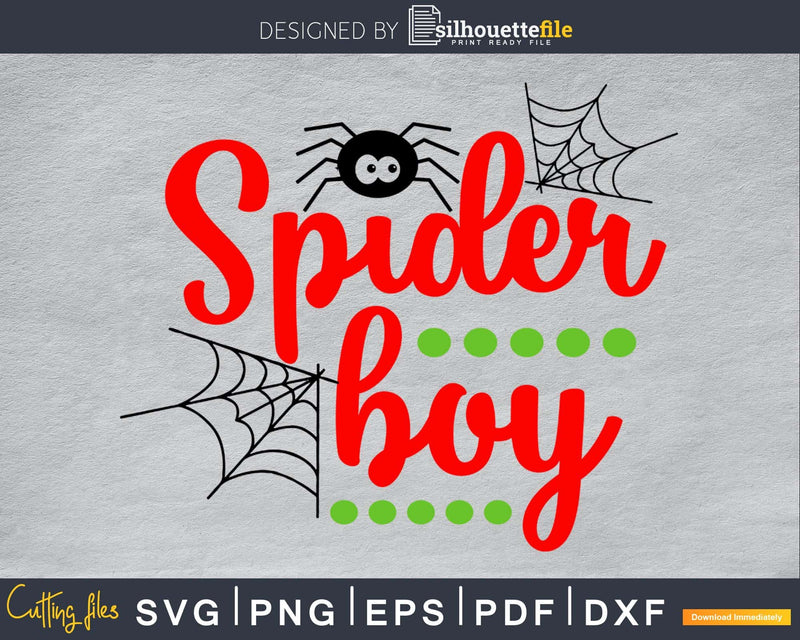 Spider Boy halloween cricut svg craft cut files