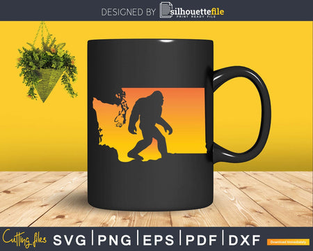 Squatchington State of Washington Bigfoot Believer Svg