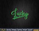 St. Paddy’s Day Irish Retro Lucky Svg T-shirt Design