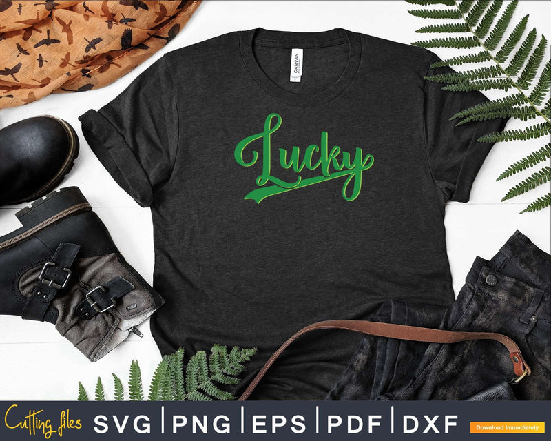 St. Paddy’s Day Irish Retro Lucky Svg T - shirt Design