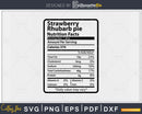 Strawberry Rhubarb Pie Nutrition Facts Thanksgiving