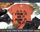 Stroke It. Ride Pound Tri It funny triathlon running biking