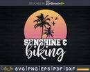 Sunshine and Mountain Biking Svg Dxf Cut Files