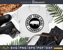 Support Your Local Farmers Pig Farmer svg dxf cut file t