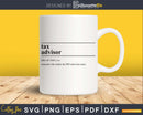 Tax advisor definition svg printable file