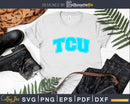 TCU Horned Frogs Logo svg cricut cutting printable file
