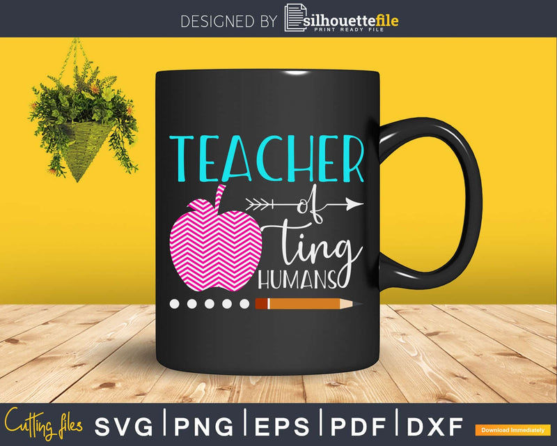 Teacher of Tiny Humans Appreciation Day svg files for