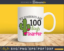Teacher Svg 100 Days of School My Students are Sharper